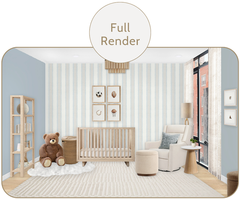 Virtual Nursery Design Full Rendering