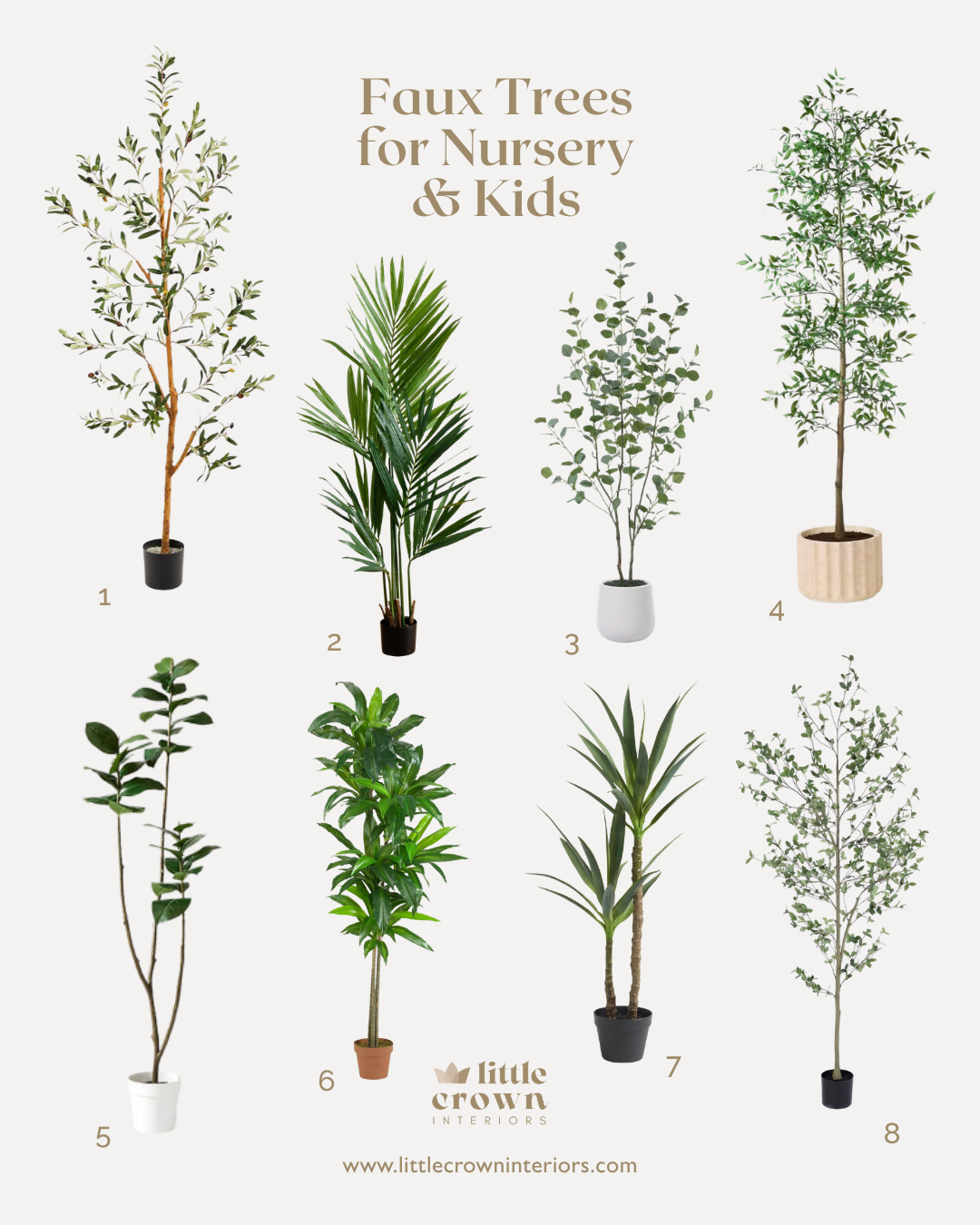 Faux Trees & Plants for the Nursery: Tips and Safety